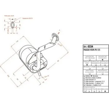 Výfuk pro motocykl Výfuk LeoVince VESPA PK 125 SITO