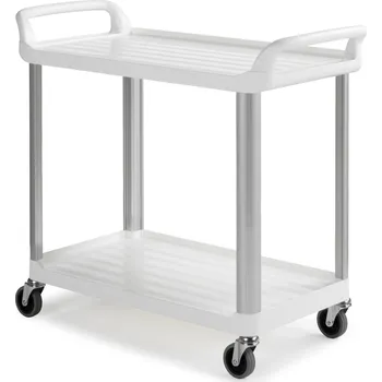 Jídelní stůl Jídelní vozík dvoupolicový 3730 Barva: Šedá