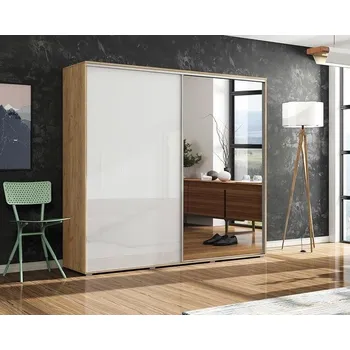 Šatní skříň Šatní skříň A7 (rozdílné barvy), výška 215 cm, šířka 200 cm