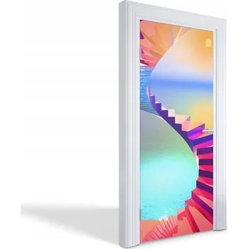 Fototapeta Dekorativní samolepka na dveře, skříň nebo nábytek - Schody do nebe 95x205 cm