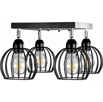 Stropní Svítidlo čtvercový Ledigo 30 černý