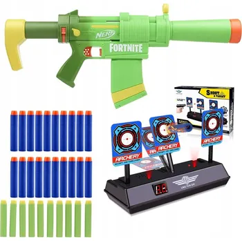 Dětská zbraň NERF FORTNITE SMG ZESTY + ELEKTRONICKÝ TERČ