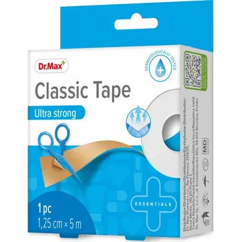 Zdravotnický materiál Dr. Max Classic Tape 1,25 cm x 5 m 1 ks