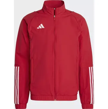 Pánská bunda Fotbalová vycházková bunda adidas Tiro 23 C PRE červená