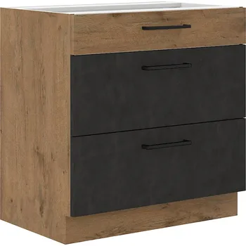 Stolarz-Lempert Kuchyňská skříňka Vigo Matera mat - dolní 80 D 3S šuplíková