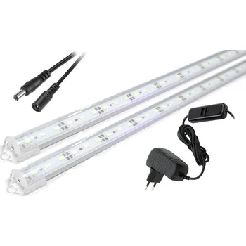 LED panel LED podlinkové osvětlení kuchyňské linky, 2x20 cm teplá bílá