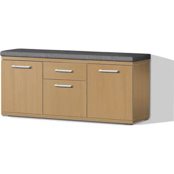 Nabytekmorava Botník do předsíně botník PR 04 ZÁSUVKA barva lamina: buk