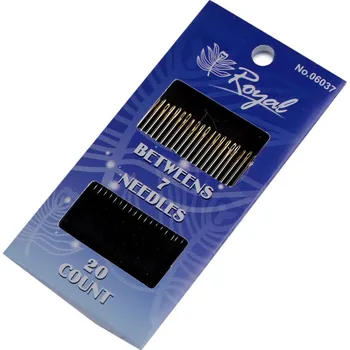 Jehly ruční, zlatá ucha - Betweens Varianta: 4 (Betweens 7) nikl, Balení: 10 karta