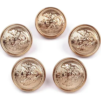 Knoflík Knoflík erb velikost 26", 34", 40" Varianta: 6 40" zlatá sv., Balení: 200 ks