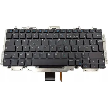 Náhradní klávesnice pro notebook ORIGINÁLNÍ Klávesnice Dell Latitude E5270 E7270 | NSK-LYABC GY5D4 V2184