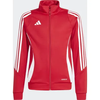 Dětská tepláková bunda adidas TIRO 24 červená (128)