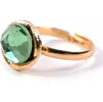 Prsten PRSTÝNEK ZLATÝ, NASTAVITELNÝ, BAREVNÝ KÁMEN, RŮZNÉ VZORY