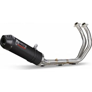 Výfuk pro motocykl Moto výfuk MIVV OVAL CARBON with carbon cap YAMAHA MT-07 / FZ-07 2014 - 2023
