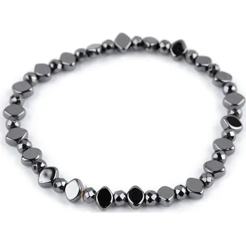 Náramek Náramek pružný hematitový Varianta: 2 šedá hematit, Balení: 1 ks