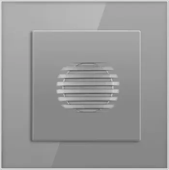 Domovní zvonek DRÁTOVÝ ZVONEK KE DVEŘÍM BRÁNY SÍŤOVÝ ŠEDÝ 230V BIM BAM PŘIJÍMAČ