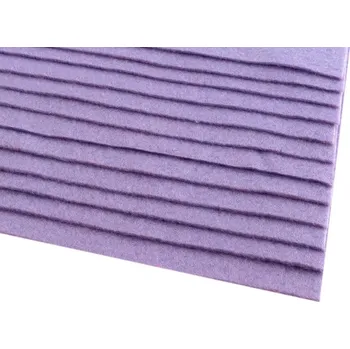 Jehla na filcování Látková dekorativní plsť / filc 20x30 cm Varianta: 39 (F52) fialová lila, Balení: 12 ks