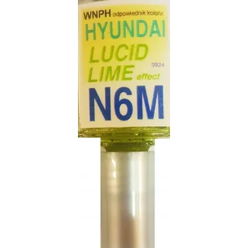 Autolak HYUNDAI N6M LUCIDE LIME OPRAVNÁ TUŽKA / LAK NA AUTOLAK S ODSTÍNEM LIME (LUCIDE LIME) NA DROBNÉ ODĚRKY 10 ML ARASYSTEM
