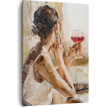 Obraz Obraz na plátně do obýváku, ložnice 50x70 žena obrazy na zeď canvas