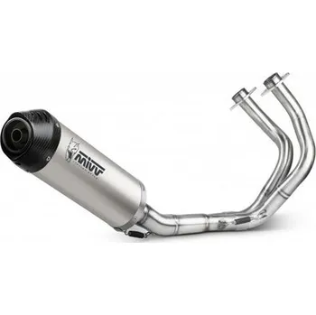 Výfuk pro motocykl Moto výfuk MIVV OVAL TITANIUM with carbon cap KAWASAKI Z650 2017 - 2023