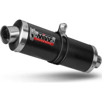 Výfuk pro motocykl Moto výfuk MIVV OVAL CARBON KAWASAKI ER-6n / f 2005 - 2011