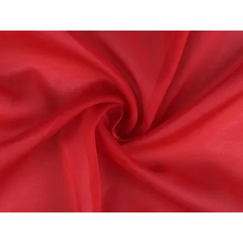 Šifon s leskem Varianta: 5 - 15 červená, Balení: 1 m