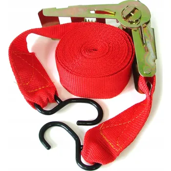 Upínací popruh PŘEPRAVNÍ POPRUH NA ZAVAZADLA 50mm 5m S RAČNOU