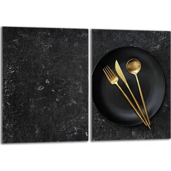 Kuchyňské prkénko Krájecí deska TMK ArtDeko sklo 2 ks