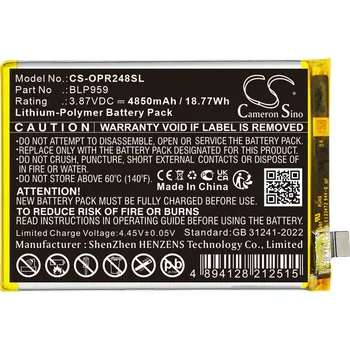 Baterie pro mobilní telefon Baterie Cameron Sino CS-OPR248SL pro Oppo Reno8 T 4G - neoriginální