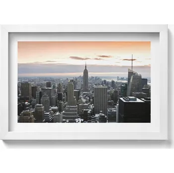 Obraz Nástěnný obraz, dekorace interiéru - Panorama architektury New Yorku 30x20 cm