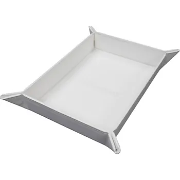 Příslušenství k deskovým hrám UltraPro Skládací plato na kostky - Vivid Magnetic Foldable Dice Tray - bílá - 106366