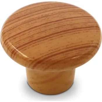 Nábytkové kování Nábytková úchytka knopka, vícebarevná, lesklá, 4 x 4 x 2,9 cm