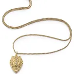 Guess Pozlacený náhrdelník s přívěskem lva Lion King JUMN01387JWYGT/U + 2 měsíce na vrácení zboží