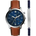Fossil Dárkový set Neutra + náramek FS5708SET + 2 měsíce na vrácení zboží