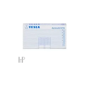 Příslušenství pro gramofon Šablona pro nastavení VTA a azimutu / Tesla