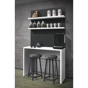 police Nabytekmorava Kávový bar Teo vysoký barva lamina: Bílá 113