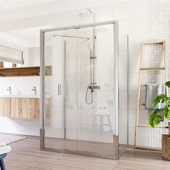Sprchový kout, LIMA, , chrom ALU, sklo čiré Varianta: Sprchový kout, LIMA, obdélník, 80x90x80x190 cm, chrom ALU, sklo čiré