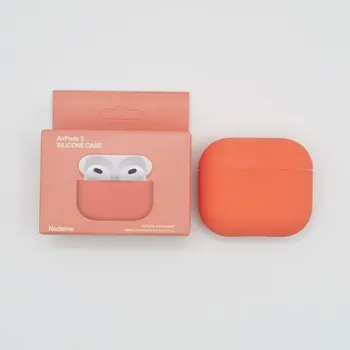 Příslušenství pro sluchátka Jednobarevný obal pro AirPods 3 Barva: Nectarine