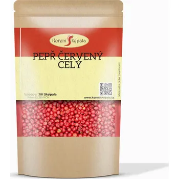 Koření Skýpala Pepř růžový (červený) celý Hmotnost: 50 g