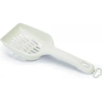 Hračka pro kočku Beeztees Lopatka na čištění toalety plastová krémová 25cm