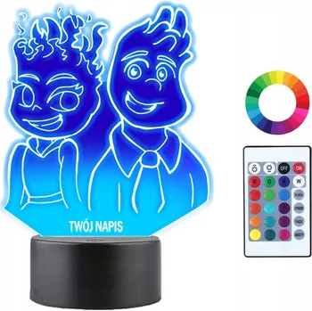 Lampička Plexido vícebarevná Noční lampa