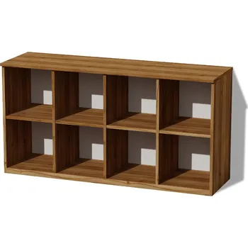 Šatní skříň Nabytekmorava Policová komoda Alfa 161 barva lamina: ořech lyon