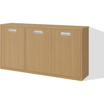 Komoda Nabytekmorava Policová komoda Beta HIT 5 barva lamina: Buk 381