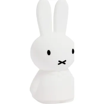 Dětské svítidlo Bílá plastová dětská LED lampa Mr. Maria Miffy 22 cm