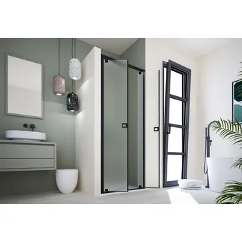 Sprchové dveře DECO N2B, 75, Reflex bezpečnostní sklo - 6 mm, Hliník ossidato BDE451348700 + slevový kód, + prodloužená záruka