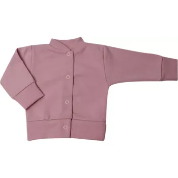 Kabátek nepočesaný Bomber MKcool MK2349 starorůžový 56 (Kabátek kojenecký z teplákoviny)