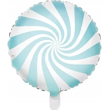 Fóliový balónek Cukroví, 45 cm, světle modrý