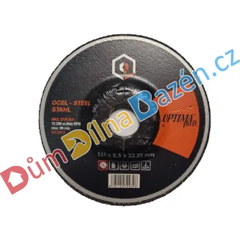 Brusný kotouč Optima profi brusný kotouč 125x6,5x22,2