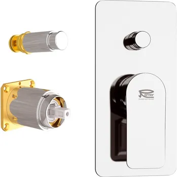 Vodovodní baterie Podomítková sprchová baterie ARNO 09KB07 - nikl broušený matný BAREI09KB07 + slevový kód, + prodloužená záruka