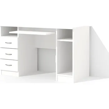 Psací stůl Nabytekmorava Počítačový stůl Alfa 303 barva lamina: bílá