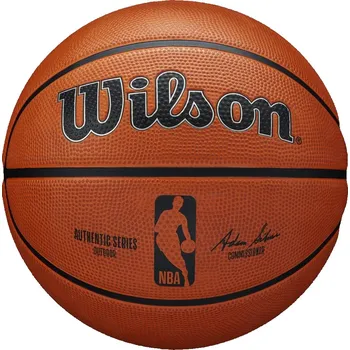Basketbalový míč Wilson NBA Authentic Series Outdoor Bskt U WTB7300XB - brown 5